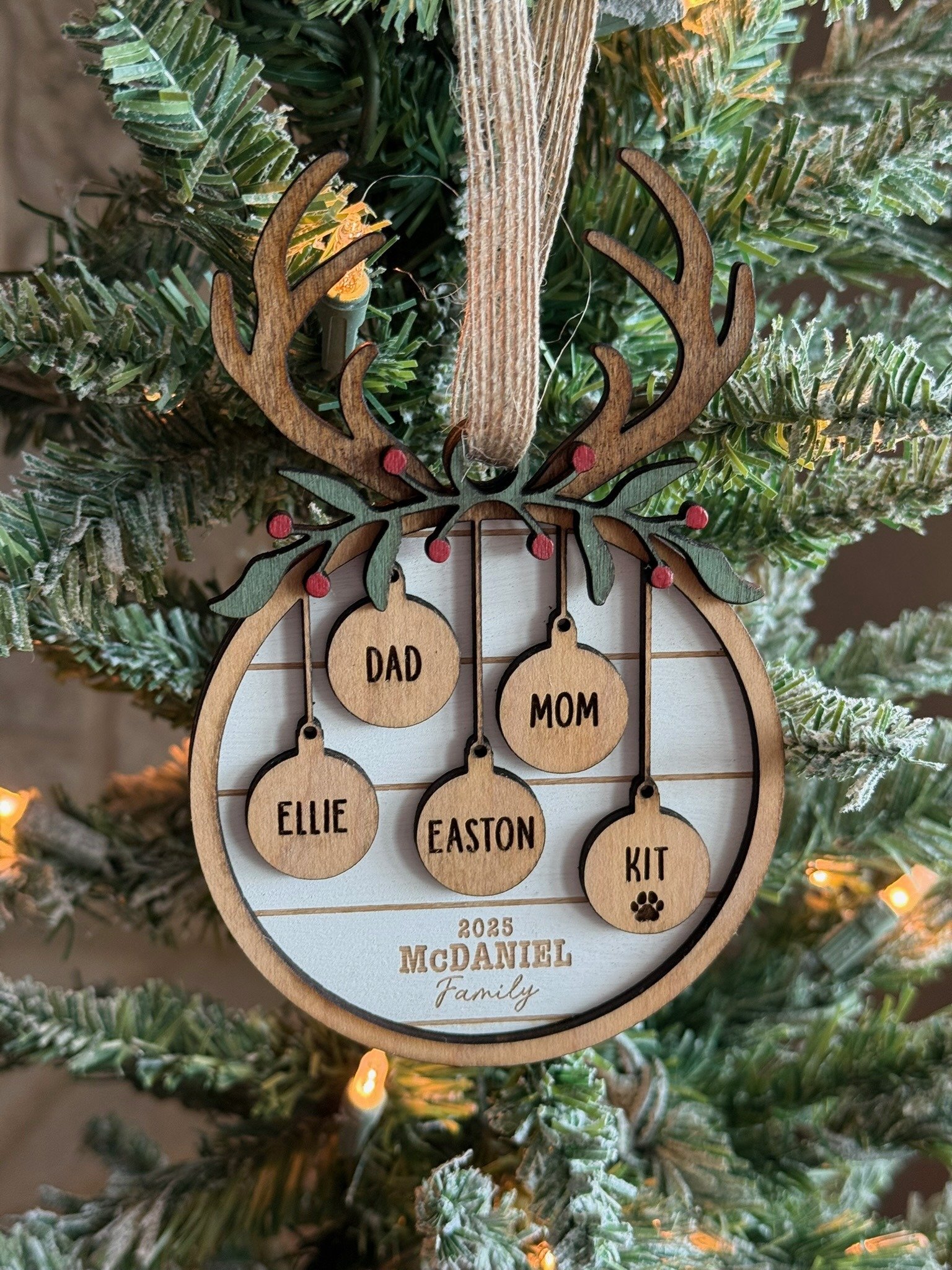 Antler Ornament — Small